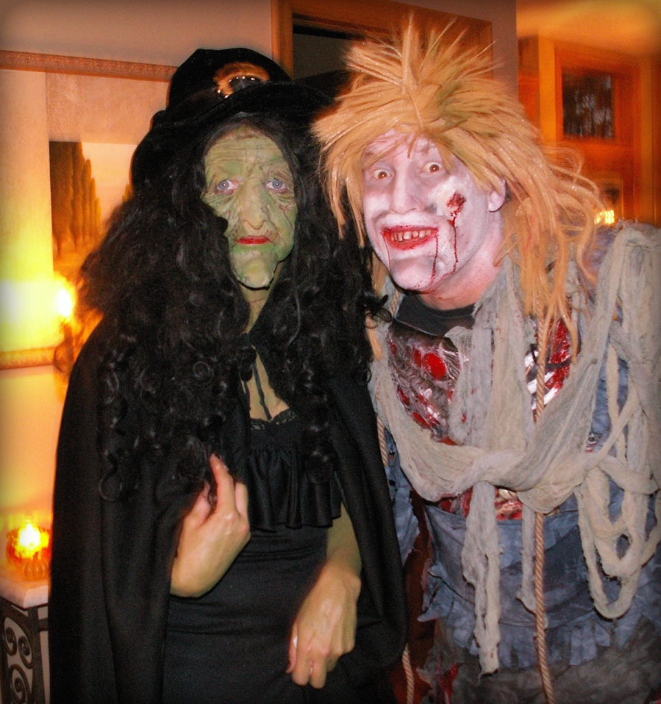 Halloween with Scary Sue Scharenbroich (and Igor).