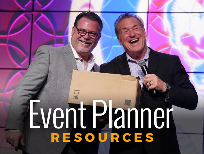 Keynote speaker, Mark Scharenbroich, offers meeting planners resources for supporting his keynote presentations